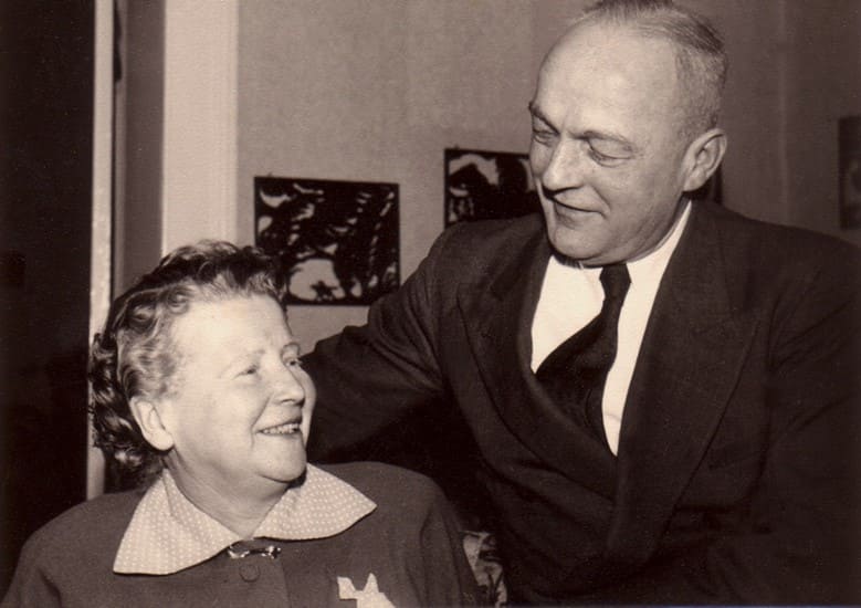 Hermann Thiel and wife Grete in 1953