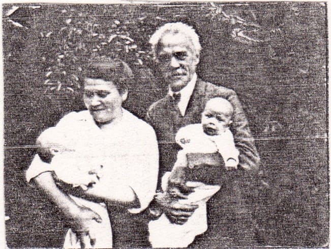 Peter Johannes Thiel with second wife and twins